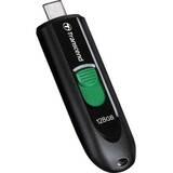 Memorie USB Transcend 128GB USB3.2 Pen Drive Type-C Capless Black