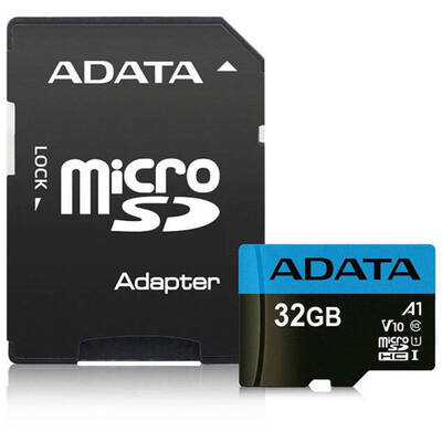 Card de Memorie ADATA Premier 32GB MicroSDHC UHS-I Class 10 with Adapter Up To 85MB/s