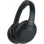 Casti Bluetooth Casti Over the Ear Sony WH1000XM4B, Wireless, Bluetooth, Noise cancelling, Autonomie 30 ore, Microfon, Negru