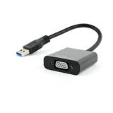 Adaptor Gembird AB-U3M-VGAF-01 USB 3.0 to VGA video adapter black blister