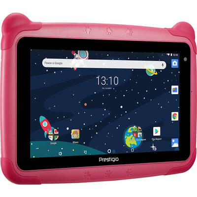 Tableta Prestigio SmartKids, 7 inch Multi-touch, Quad Core 1.3GHz, 1GB RAM, 16GB flash, Wi-Fi, Bluetooth, Android 8.1, Pink