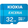 Kioxia dublat-Micro SDHC Exceria 32GB UHS-I U1 Clasa 10 + Adaptor SD