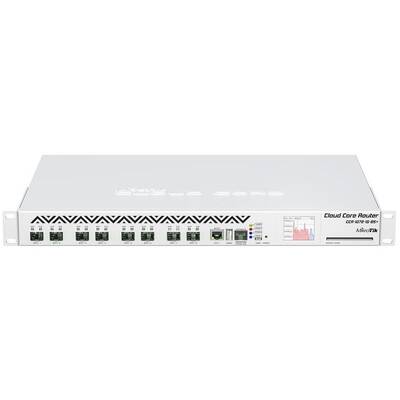 Router MIKROTIK CCR1072-1G-8S+ L6 72 cores x 1GHz CPU 16GB RAM 1x GbE 8x SFP+ 10GbE 1U Rackmount Router