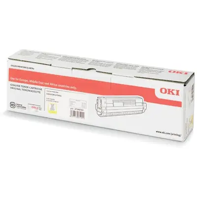Toner imprimanta OKI Yellow 5000 pgs C824/834/844