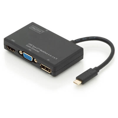 Adaptor Assmann DIGITUS USB Type-C 4in1 Multiport Video Converter