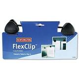 Suport documente FlexClip, 2 cleme de prindere, negru