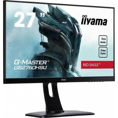 Monitor IIyama LED Gaming G-Master Red Eagle GB2760HSU-B1 C27 inch 1 ms Negru FreeSync 144 Hz
