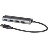 Controller server iTec USB 3.0 Metal HUB incarcare cu 4 Porturi si sursa alimentare, 4x USB 3.0