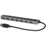 Controller server iTec USB 3.0 Metal Charging HUB 7 Port with Power Adapter, 7x USB 3.0 Charging