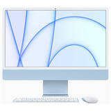 iMac 24 inch 4.5K Retina, Procesor M1, 8GB RAM, 256GB SSD, 7 core GPU, Mac OS Big Sur, RO keyboard, Blue
