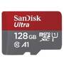 Card de Memorie SanDisk Ultra 128GB microSDXC 120MB/s A1 Class 10 UHS-I + SD Adapter