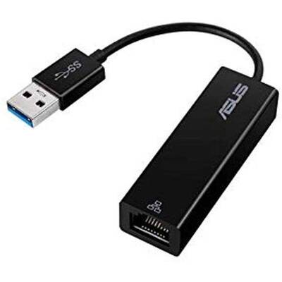 Accesoriu Laptop Asus USB3.0 to RJ45 1000Mbps OH102, 19g, 170x20x14mm, 15cm cable, Black