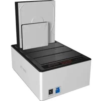 Docking Station Icy Box Docking and Clone Station for 4x 2.5 & 3,5 HDD SATA, USB 3.0, JBOD