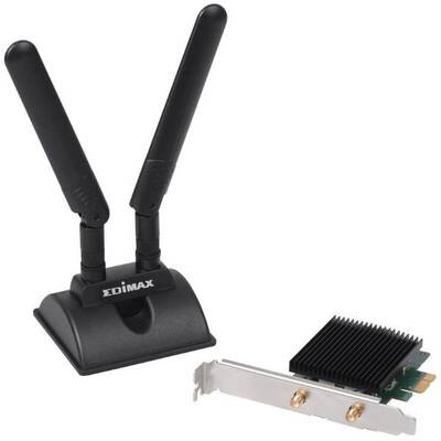 Adaptor Wireless Edimax AX3000 Wi-Fi 6 Dual Band 802.11ax & Bluetooth 5.0 PCI Express Adapter