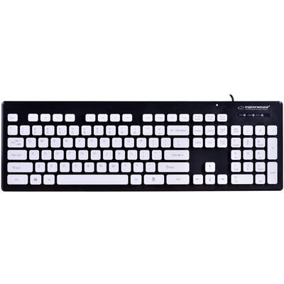Tastatura Esperanza EK130K keyboard USB QWERTY UK English Black,Silver