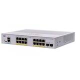 Switch Cisco CBS350 MANAGED 16-PORT GE POE EXT PS 2X1G SFP