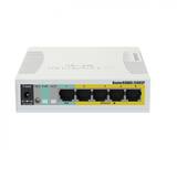 Switch MIKROTIK CSS106-1G-4P-1S 5x RJ45 1000Mb/s 1x SFP 4x Passive PoE