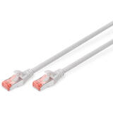 CAT 6A S-FTP patch cable Cu LSZH AWG 26/7 length 25 m color grey