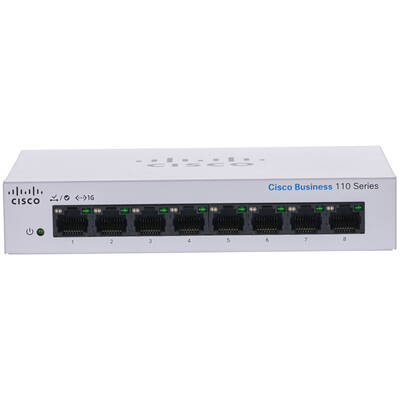 Switch Cisco Gigabit CBS110-8PP-D