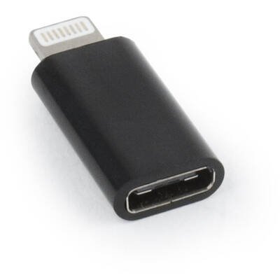 Adaptor Gembird USB Type-C adapter CF/8 pin M black