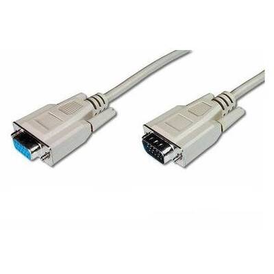 Assmann VGA Monitor extension cable HD15 M/F 5.0m 3CF/4C be
