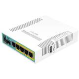 Router MIKROTIK RouterBOARD hEX PoE with 800MHz CPU 128MB RAM 5x Gigabit LAN