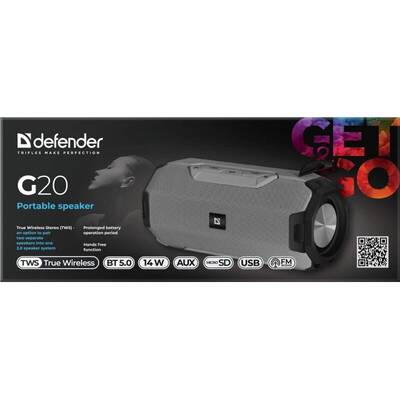 Defender Boxa portabila G20 BLUETOOTH/FM/TF/USB 14W