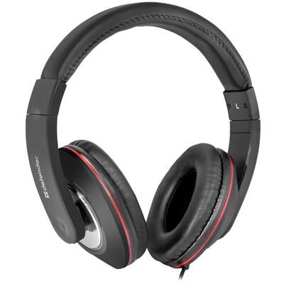 Casti Over-Head Defender HEADPHONES WITH MICROPHONE ACCORD 171 BLACK 4-PIN