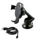 Gravitaty car holder Baseus with induction charger Qi (black)