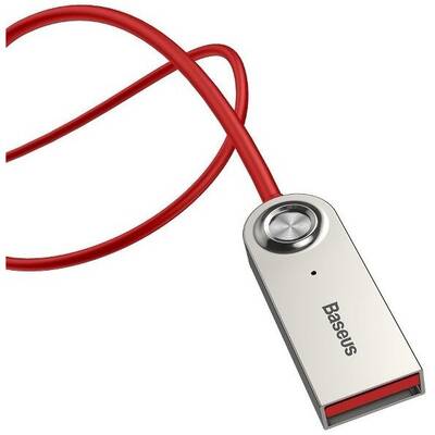 Adaptor Adapter Audio Bluetooth 5.0 Baseus USB, AUX (red)