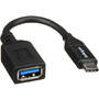 Adaptor StarTech USB-C to USB A 0,15m M/W Black