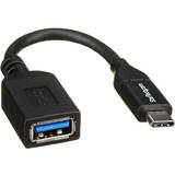 Adaptor StarTech USB-C to USB A 0,15m M/W Black