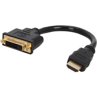 Adaptor StarTech HDMI to DVI 0,2m M/W Black