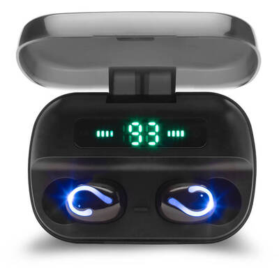 Casti Bluetooth SAVIO TWS-06 Bluetooth 5.0 + EDR headphones/headset In-ear Black