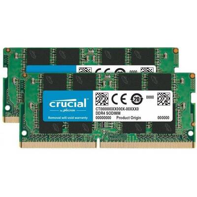 Memorie Laptop Crucial 32GB, DDR4, 3200MHz, Kit Dual Channel, CL22, 1.2v
