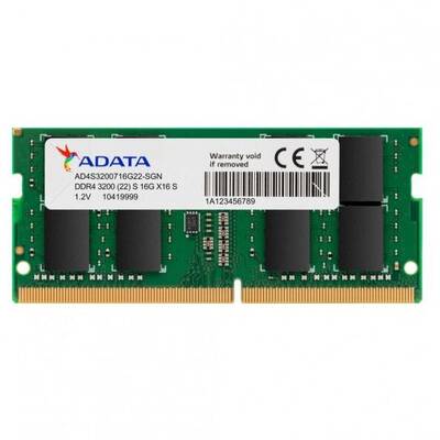 Memorie Laptop ADATA Premier 16GB, DDR4, 3200MHz, CL22, 1.2v