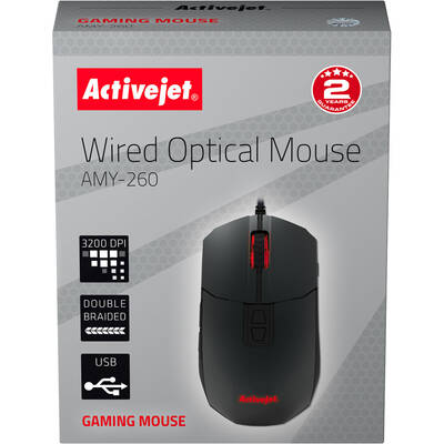 Mouse ACTIVEJET AMY-260 wired gaming