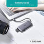 Hub USB choetech HUB USB-C 9W1 4K PD 100W GRAY HUB-M15