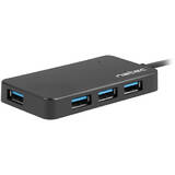 Hub USB Natec 3.0 Moth (4 ports, black)