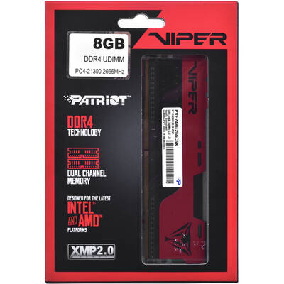 Memorie RAM Patriot Viper Elite II 8GB DDR4 2666MHz CL16 â€‹Dual Channel Kit