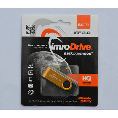 Memorie USB IMRO IRO AXIS/64G USB USB flash drive 64 GB USB Type-A 2.0 Gold