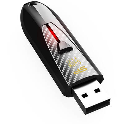 Memorie USB SILICON-POWER Blaze B25 USB flash drive 64 GB USB Type-A 3.2 Gen 1 (3.1 Gen 1) Black