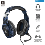 Casti Over-Head TRUST GXT 488 Forze-G PS4 Gaming PlayStation official licensed product - Albastru