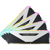 Memorie RAM Corsair Vengeance RGB RT White 32GB DDR4 3600MHz CL18 Quad Channel Kit
