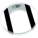 Adler AD 8122 Electronic personal scale Oval Black,Transparent