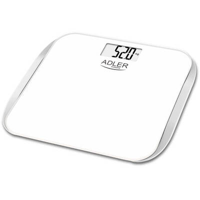 Adler AD 8164 personal scale Electronic postal scale Square Silver,White