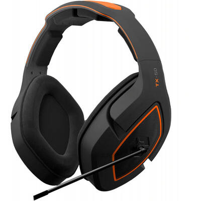 Casti Over-Head Gioteck Gaming TX50 Premium Stereo Black/Orange