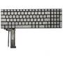 Tastatura Asus N751JX iluminata US argintie