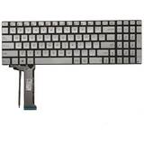 Tastatura Asus N752VX iluminata US argintie