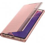 Galaxy Note 20 (N980) - Husa Flip tip Clear View Cover, Maro Copper